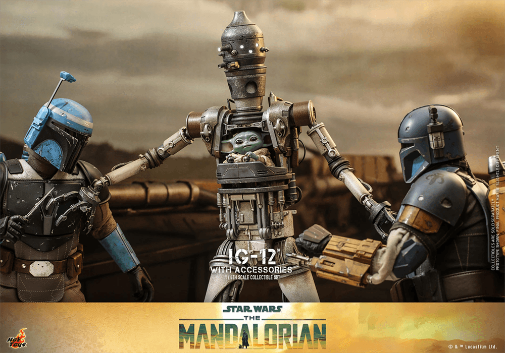 HOTTMS105 Star Wars: The Manadalorian - IG-12 1:6 Scale Collectible Figure Set - Hot Toys - Titan Pop Culture