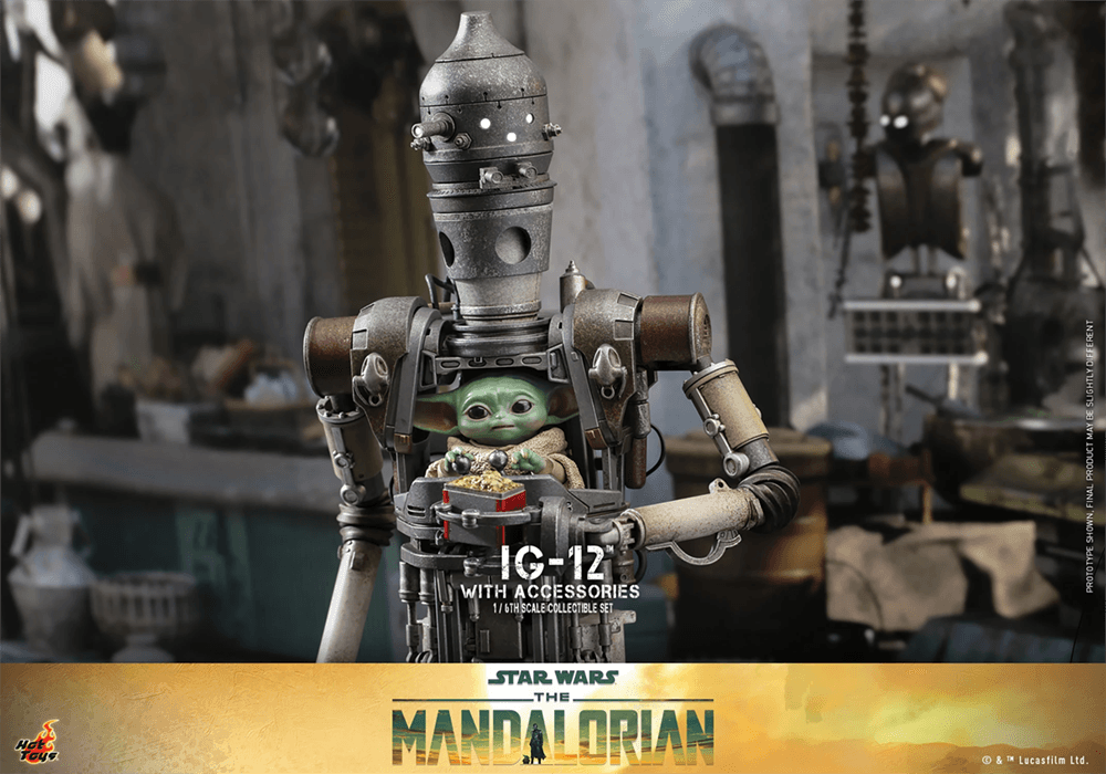 HOTTMS105 Star Wars: The Manadalorian - IG-12 1:6 Scale Collectible Figure Set - Hot Toys - Titan Pop Culture