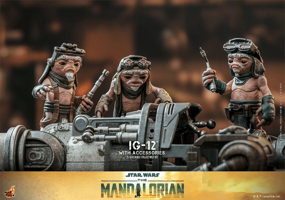 HOTTMS105 Star Wars: The Manadalorian - IG-12 1:6 Scale Collectible Figure Set - Hot Toys - Titan Pop Culture