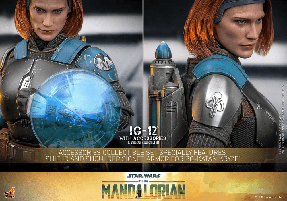HOTTMS105 Star Wars: The Manadalorian - IG-12 1:6 Scale Collectible Figure Set - Hot Toys - Titan Pop Culture