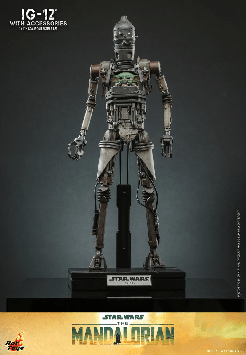 HOTTMS105 Star Wars: The Manadalorian - IG-12 1:6 Scale Collectible Figure Set - Hot Toys - Titan Pop Culture