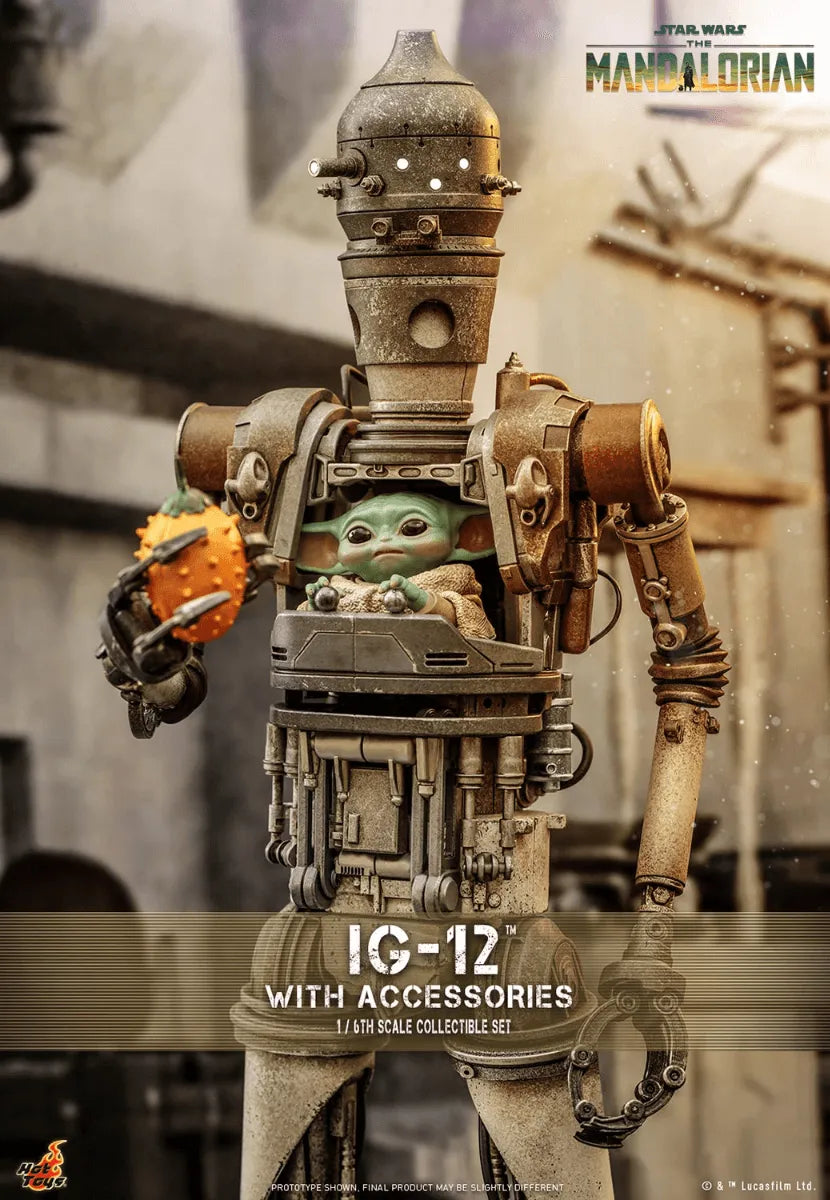 HOTTMS105 Star Wars: The Manadalorian - IG-12 1:6 Scale Collectible Figure Set - Hot Toys - Titan Pop Culture