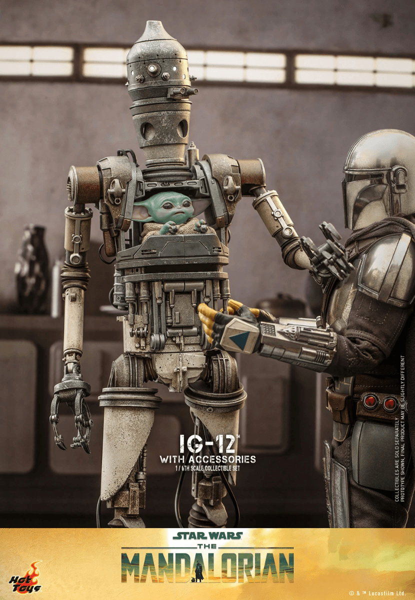 HOTTMS105 Star Wars: The Manadalorian - IG-12 1:6 Scale Collectible Figure Set - Hot Toys - Titan Pop Culture