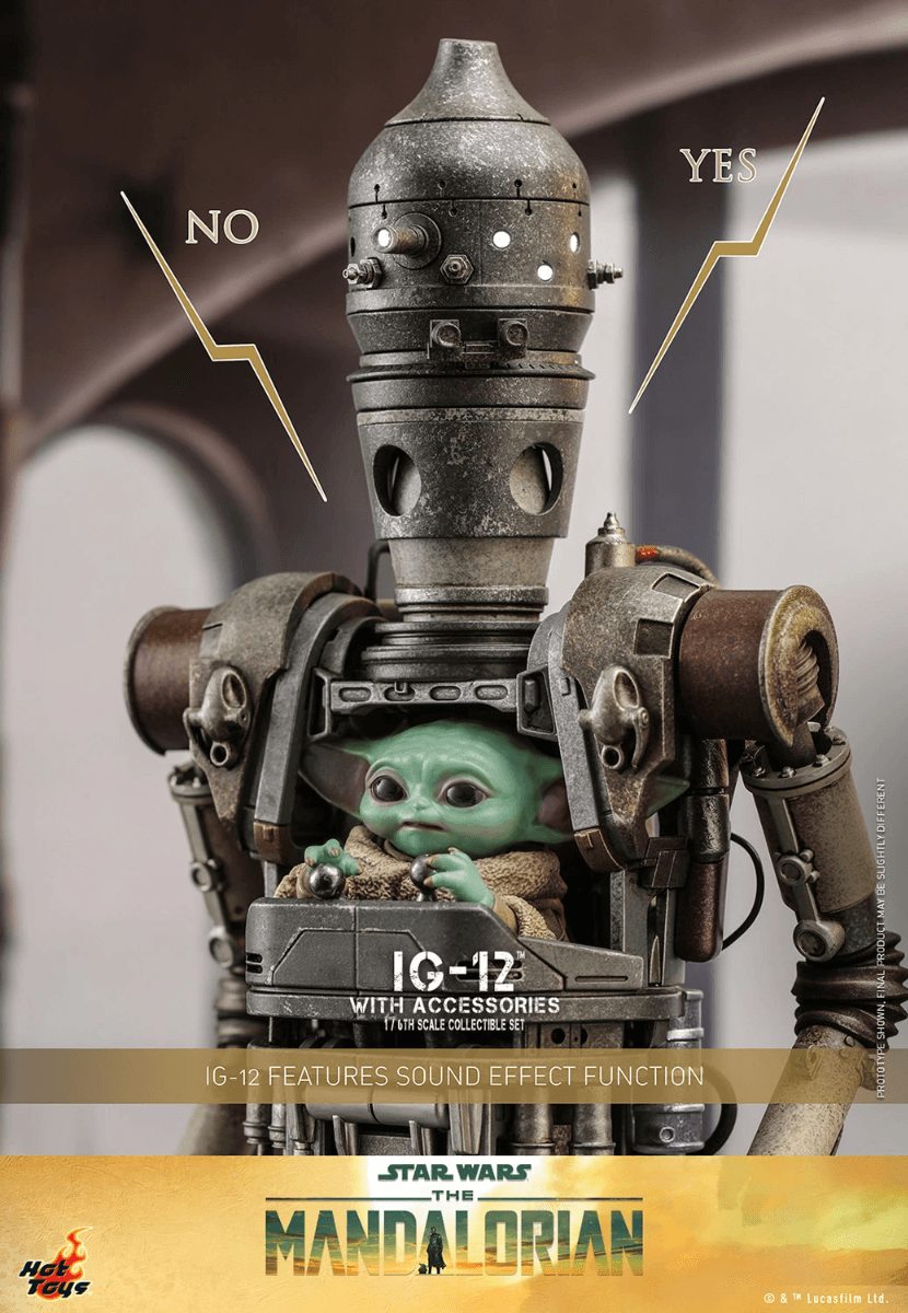 HOTTMS105 Star Wars: The Manadalorian - IG-12 1:6 Scale Collectible Figure Set - Hot Toys - Titan Pop Culture