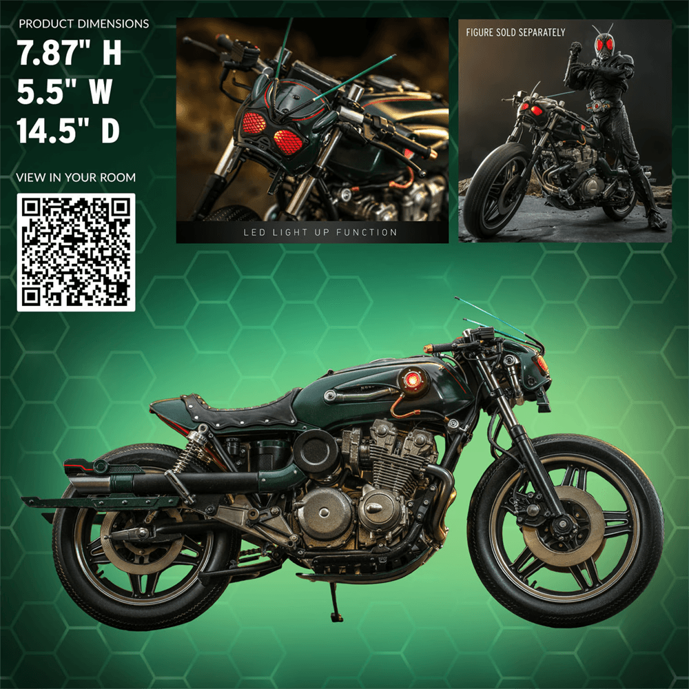 HOTTMS106 Kamen Rider Black Sun - Battle Hopper 1:6 Scale Collectible Vehicle - Hot Toys - Titan Pop Culture