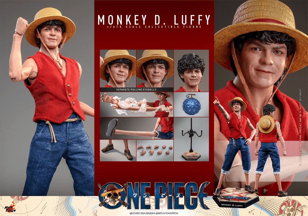 HOTTMS109 One Piece (2023) - Monkey D. Luffy 1:6 Scale Collectable Action Figure - Hot Toys - Titan Pop Culture