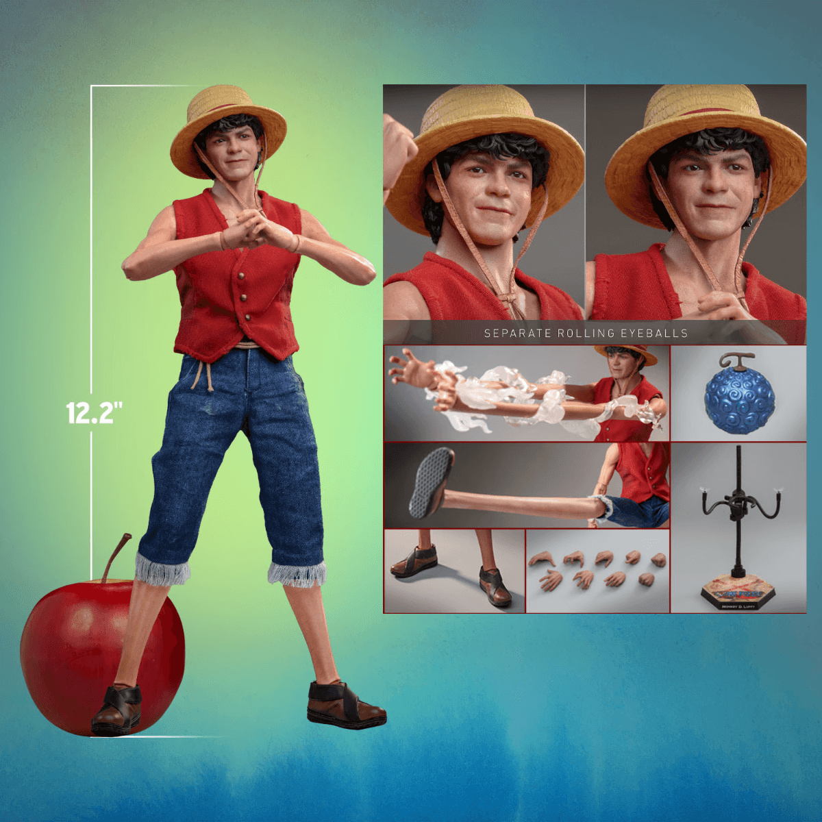 HOTTMS109 One Piece (2023) - Monkey D. Luffy 1:6 Scale Collectable Action Figure - Hot Toys - Titan Pop Culture