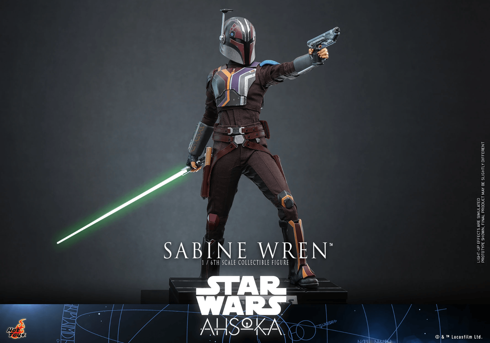 HOTTMS111 Star Wars: Ahsoka (TV) - Sabine Wren 1:6 Scale Collectable Figure - Hot Toys - Titan Pop Culture