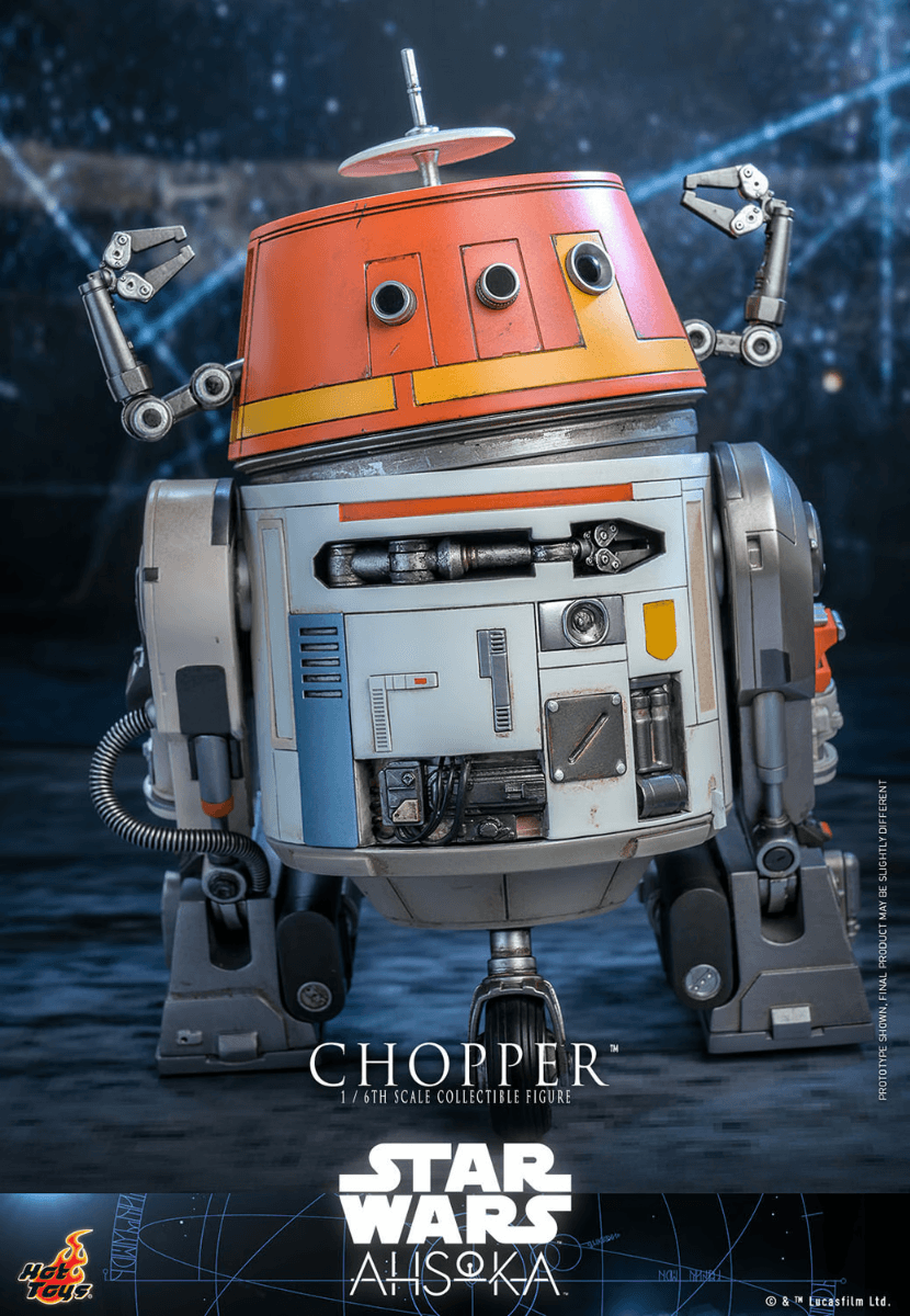 HOTTMS112 Star Wars: Ahsoka (TV) - Chopper 1:6 Figure - Hot Toys - Titan Pop Culture