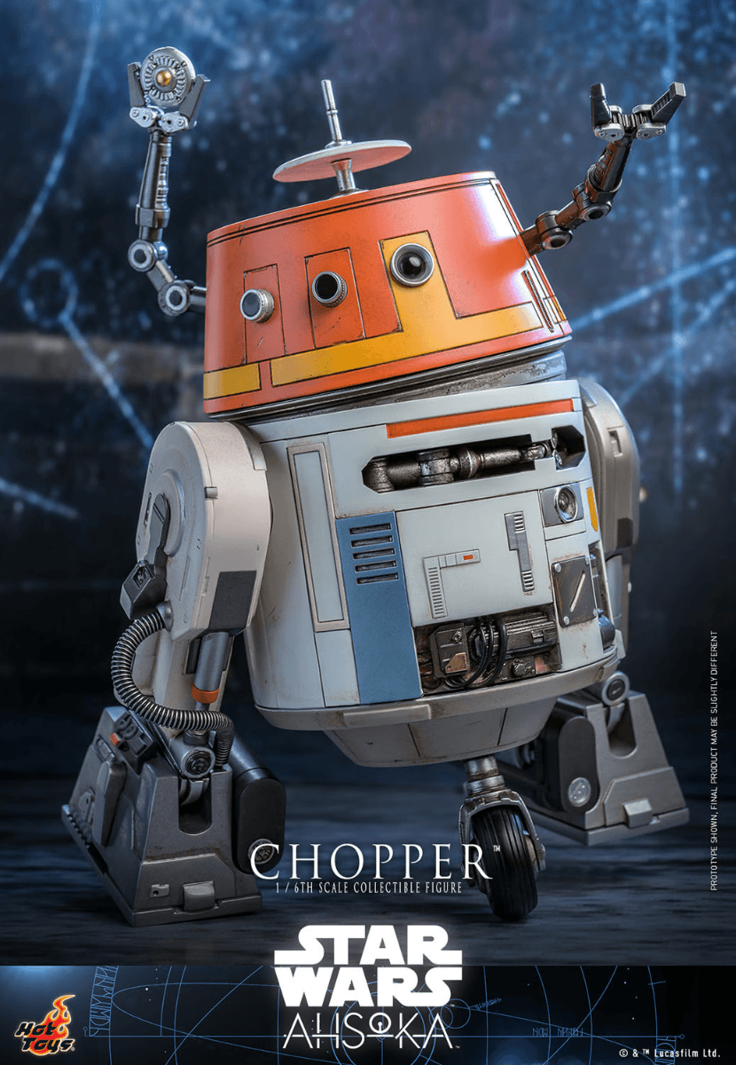 HOTTMS112 Star Wars: Ahsoka (TV) - Chopper 1:6 Figure - Hot Toys - Titan Pop Culture