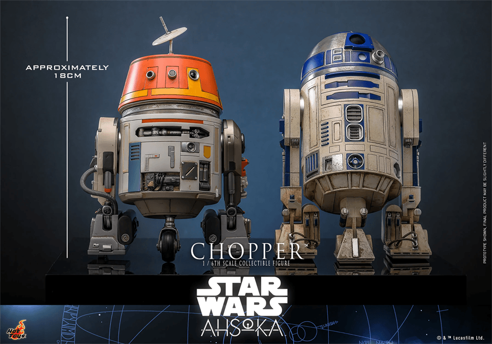 Star Wars: Ahsoka (TV) - Chopper 1:6 Figure Statue by Hot Toys | Titan Pop Culture