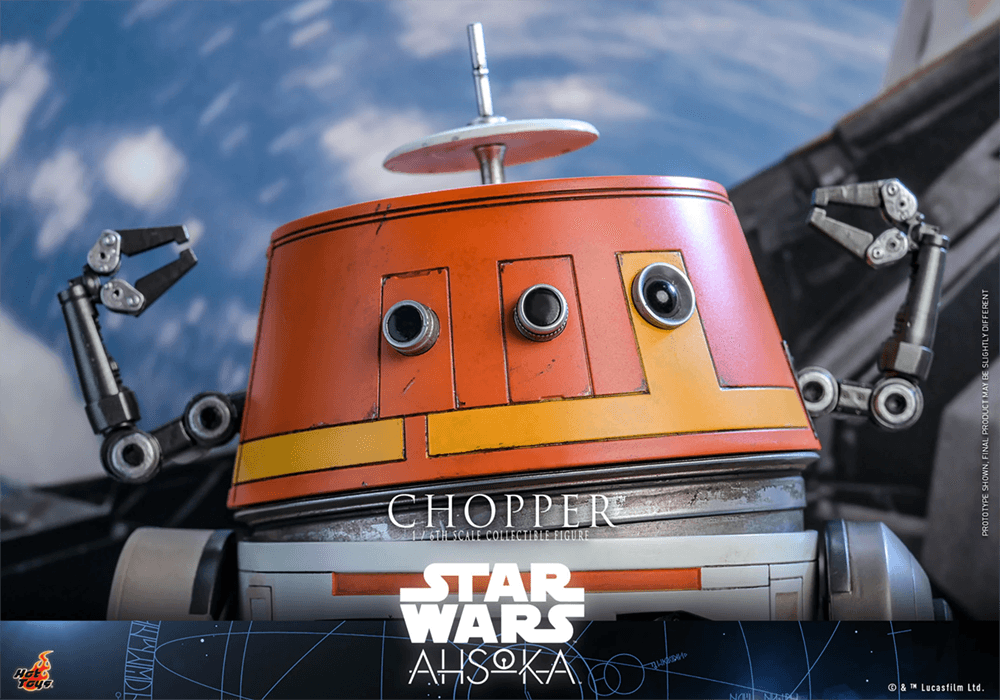 HOTTMS112 Star Wars: Ahsoka (TV) - Chopper 1:6 Figure - Hot Toys - Titan Pop Culture