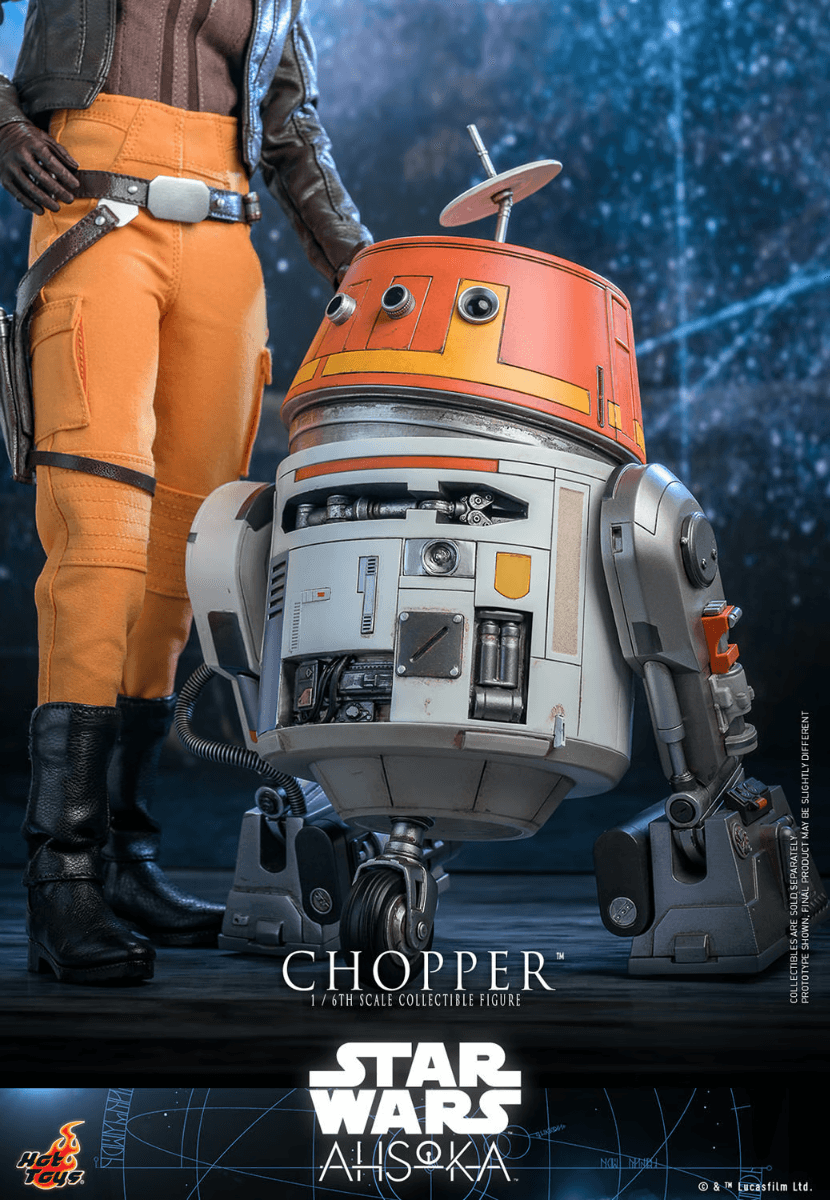 HOTTMS112 Star Wars: Ahsoka (TV) - Chopper 1:6 Figure - Hot Toys - Titan Pop Culture