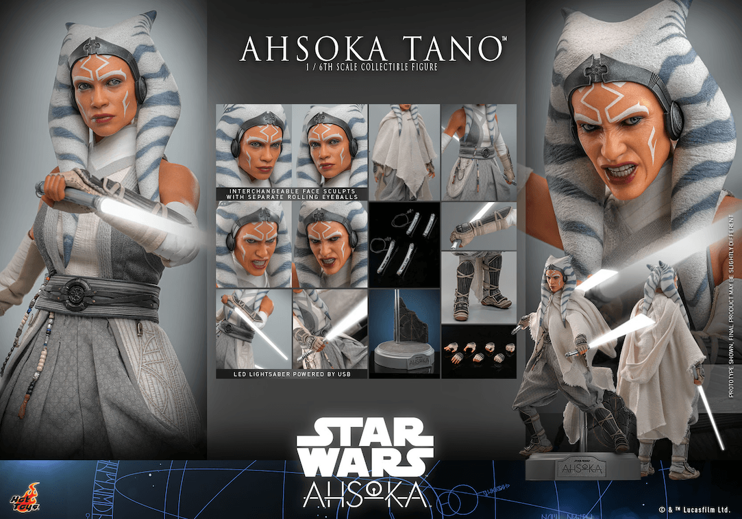 HOTTMS118 Star Wars: Ahsoka (TV) - Ahsoka Tano 1:6 Scale Collectable Figure - Diamond Select Toys - Titan Pop Culture