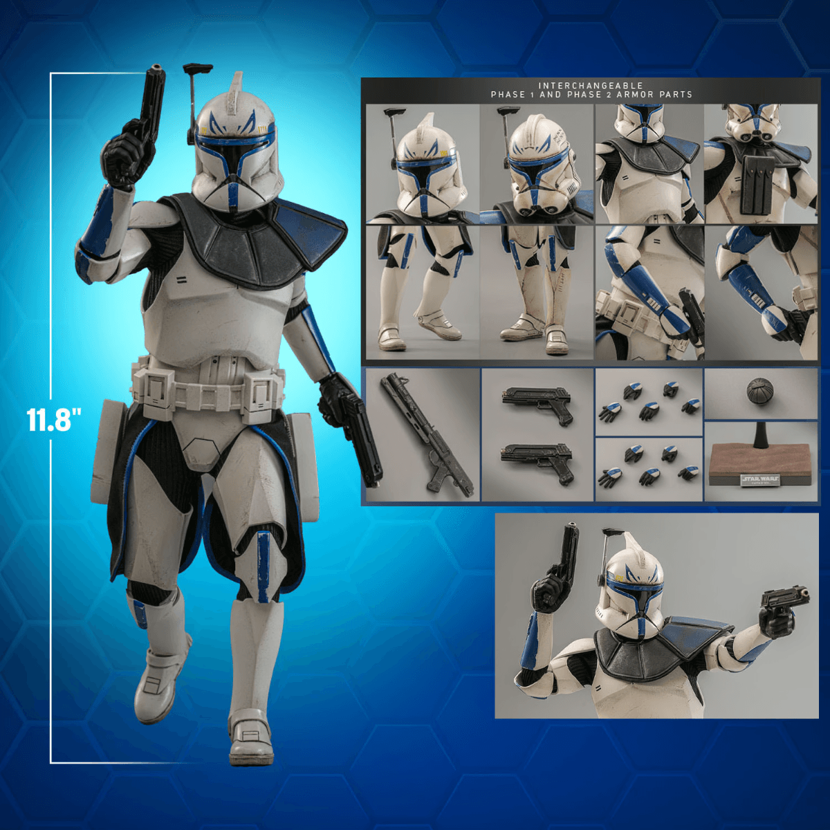 HOTTMS119 Star Wars: The Clone Wars - Captain Rex 1:6 Scale Collectible Figure - Hot Toys - Titan Pop Culture