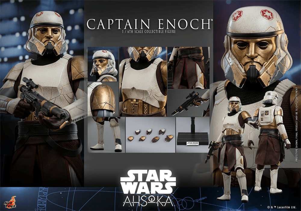 HOTTMS120 Star Wars: Ahsoka (TV) - Captain Enoch 1:6 Scale Collectable Action Figure - Hot Toys - Titan Pop Culture