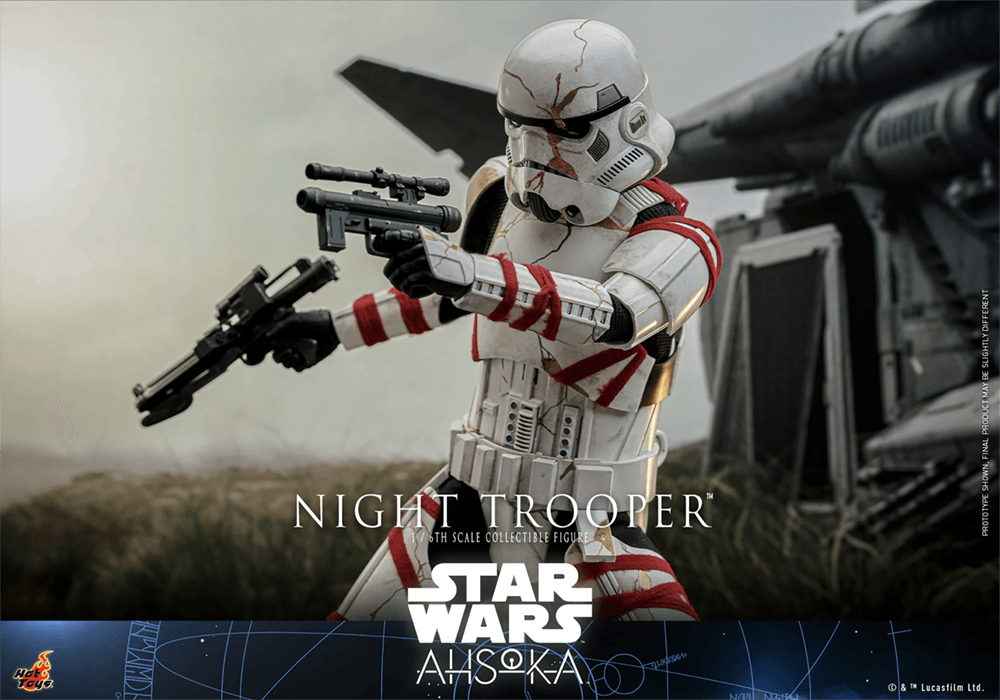 HOTTMS121 Star Wars: Ahsoka (TV) - Night Trooper 1:6 Scale Collectable Action Figure - Hot Toys - Titan Pop Culture