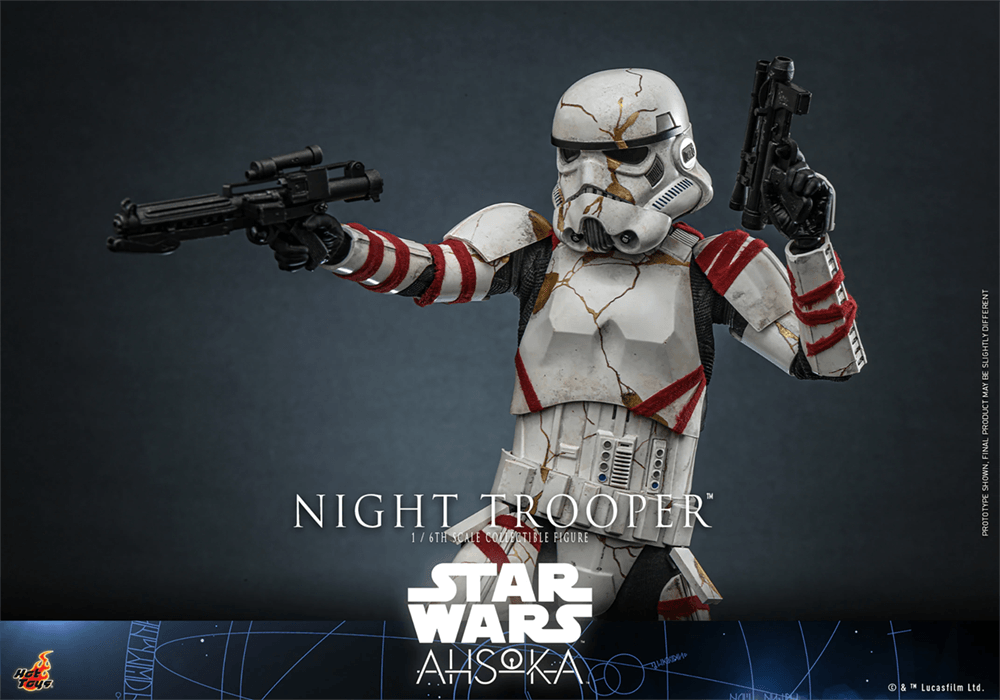 HOTTMS121 Star Wars: Ahsoka (TV) - Night Trooper 1:6 Scale Collectable Action Figure - Hot Toys - Titan Pop Culture