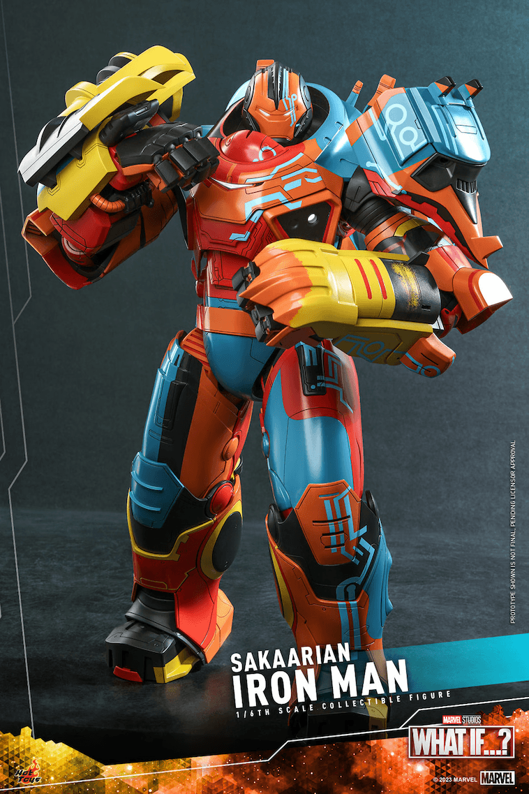 HOTTMS122 What If...? - Sakaarian Iron Man 1:6 Scale Collectable Action Figure - Hot Toys - Titan Pop Culture