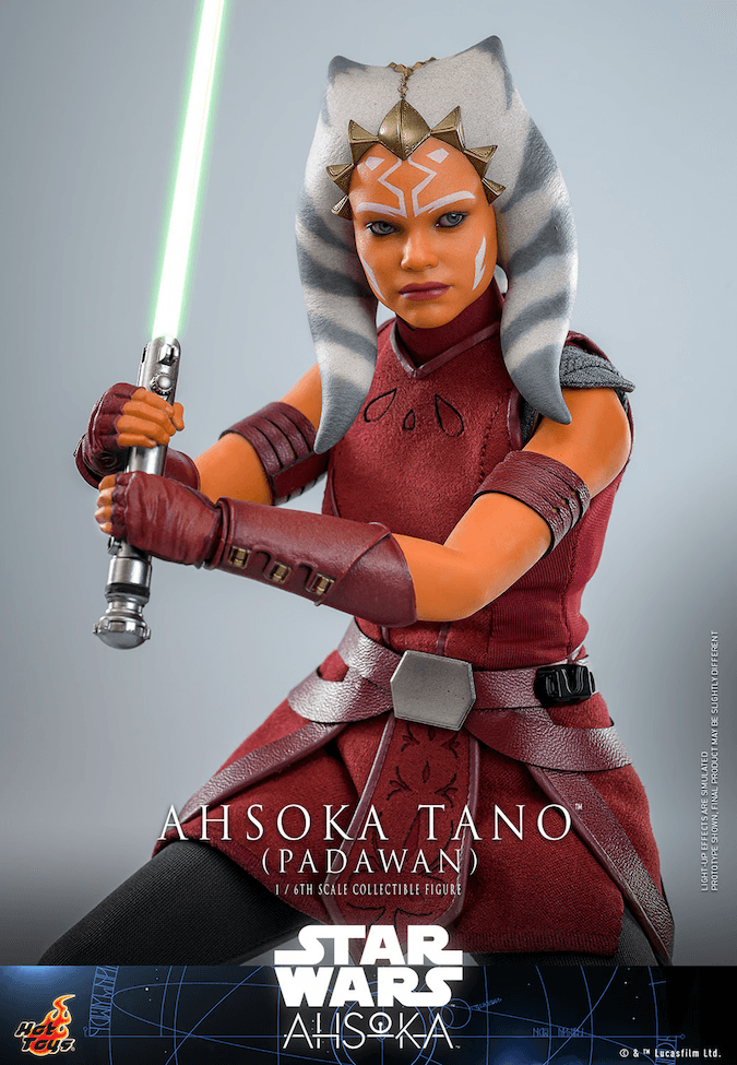 HOTTMS123 Star Wars: Ahsoka - Ahsoka Tano (Padawan) 1:6 Scale Collectable Action Figure - Hot Toys - Titan Pop Culture