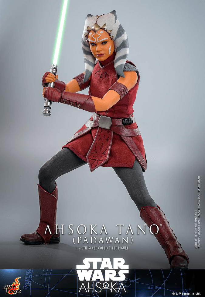 HOTTMS123 Star Wars: Ahsoka - Ahsoka Tano (Padawan) 1:6 Scale Collectable Action Figure - Hot Toys - Titan Pop Culture
