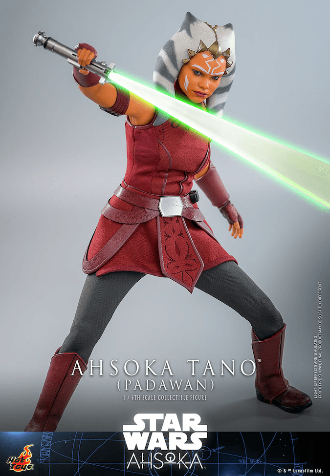 HOTTMS123 Star Wars: Ahsoka - Ahsoka Tano (Padawan) 1:6 Scale Collectable Action Figure - Hot Toys - Titan Pop Culture