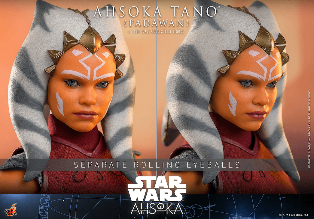 HOTTMS123 Star Wars: Ahsoka - Ahsoka Tano (Padawan) 1:6 Scale Collectable Action Figure - Hot Toys - Titan Pop Culture