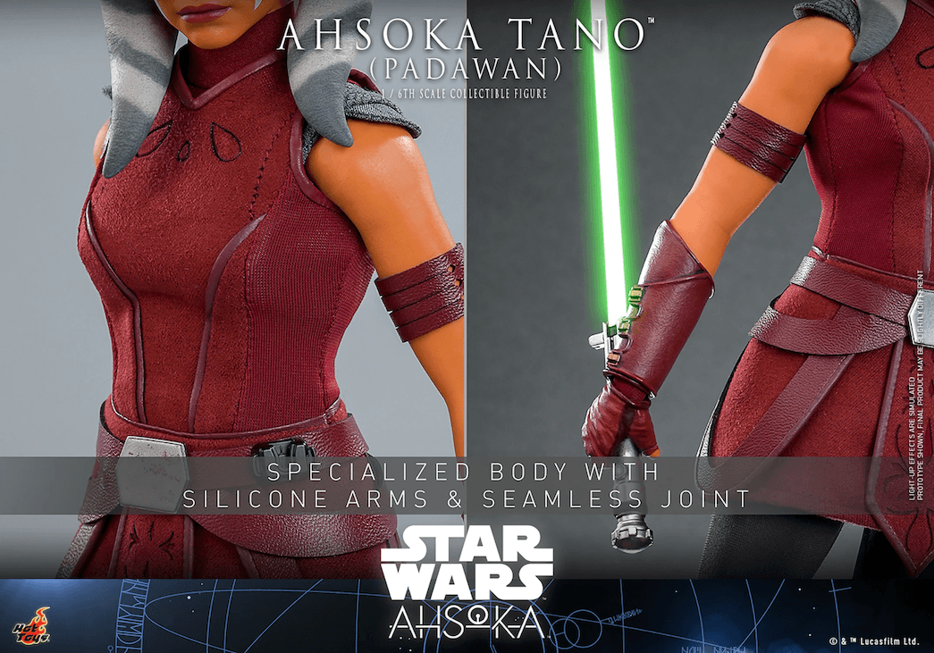 HOTTMS123 Star Wars: Ahsoka - Ahsoka Tano (Padawan) 1:6 Scale Collectable Action Figure - Hot Toys - Titan Pop Culture