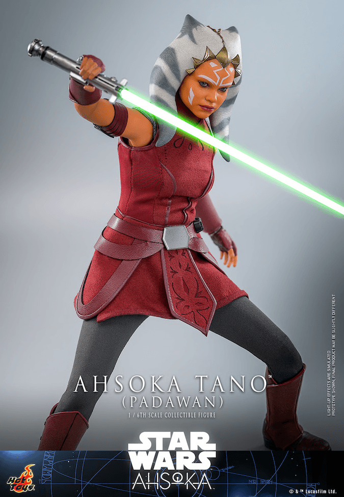 HOTTMS123 Star Wars: Ahsoka - Ahsoka Tano (Padawan) 1:6 Scale Collectable Action Figure - Hot Toys - Titan Pop Culture