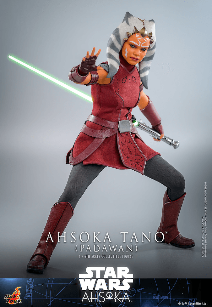 HOTTMS123 Star Wars: Ahsoka - Ahsoka Tano (Padawan) 1:6 Scale Collectable Action Figure - Hot Toys - Titan Pop Culture