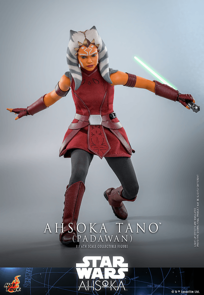 HOTTMS123 Star Wars: Ahsoka - Ahsoka Tano (Padawan) 1:6 Scale Collectable Action Figure - Hot Toys - Titan Pop Culture