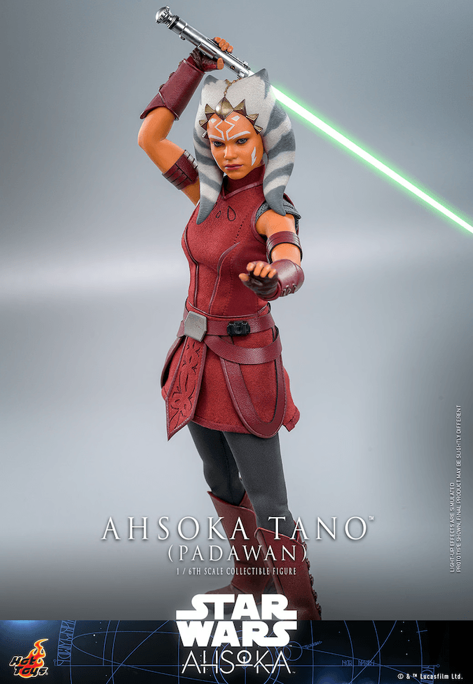 HOTTMS123 Star Wars: Ahsoka - Ahsoka Tano (Padawan) 1:6 Scale Collectable Action Figure - Hot Toys - Titan Pop Culture