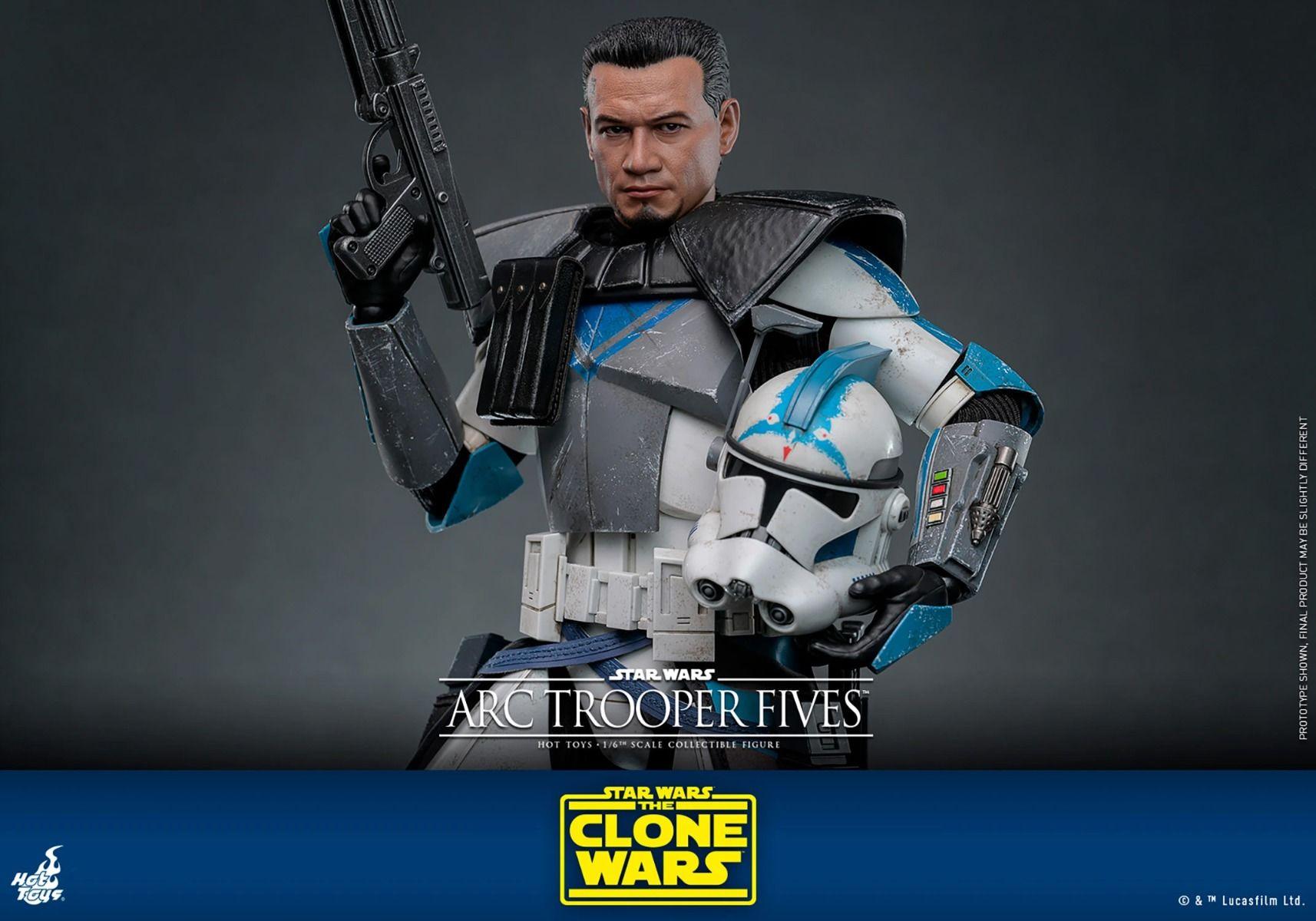 HOTTMS132 Star Wars: The Clone Wars - Arc Trooper Fives 1:6 Scale Collectable Action Figure - Hot Toys - Titan Pop Culture