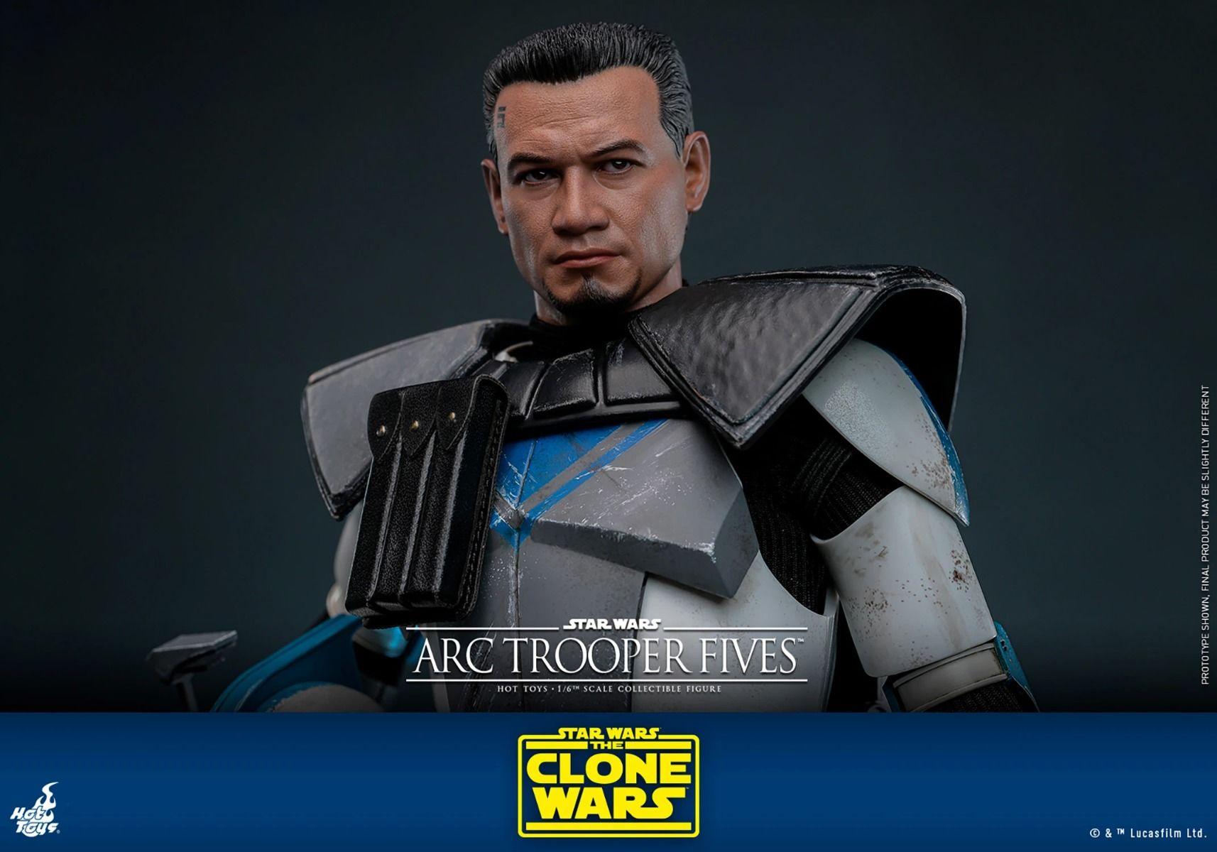 HOTTMS132 Star Wars: The Clone Wars - Arc Trooper Fives 1:6 Scale Collectable Action Figure - Hot Toys - Titan Pop Culture