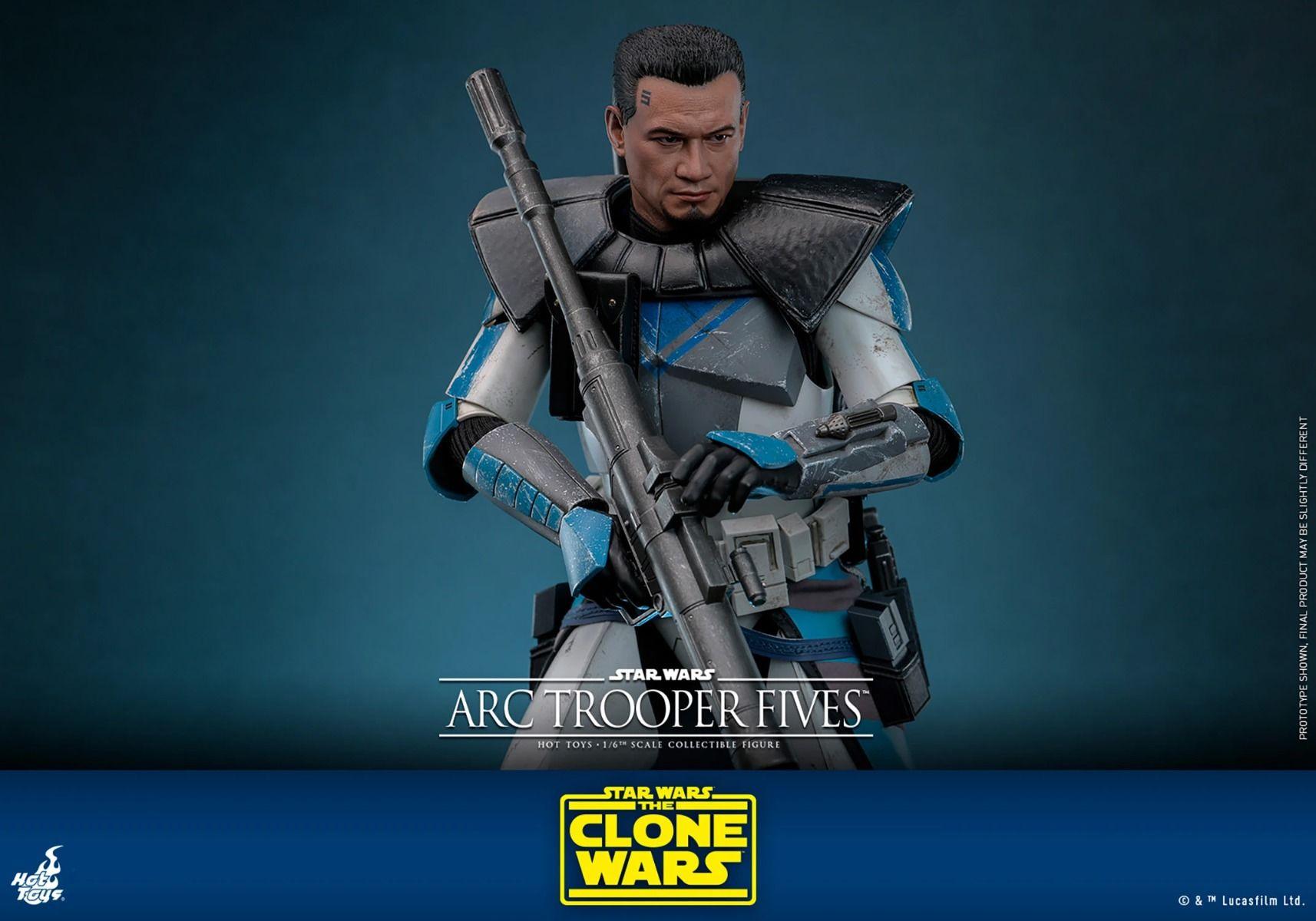 HOTTMS132 Star Wars: The Clone Wars - Arc Trooper Fives 1:6 Scale Collectable Action Figure - Hot Toys - Titan Pop Culture