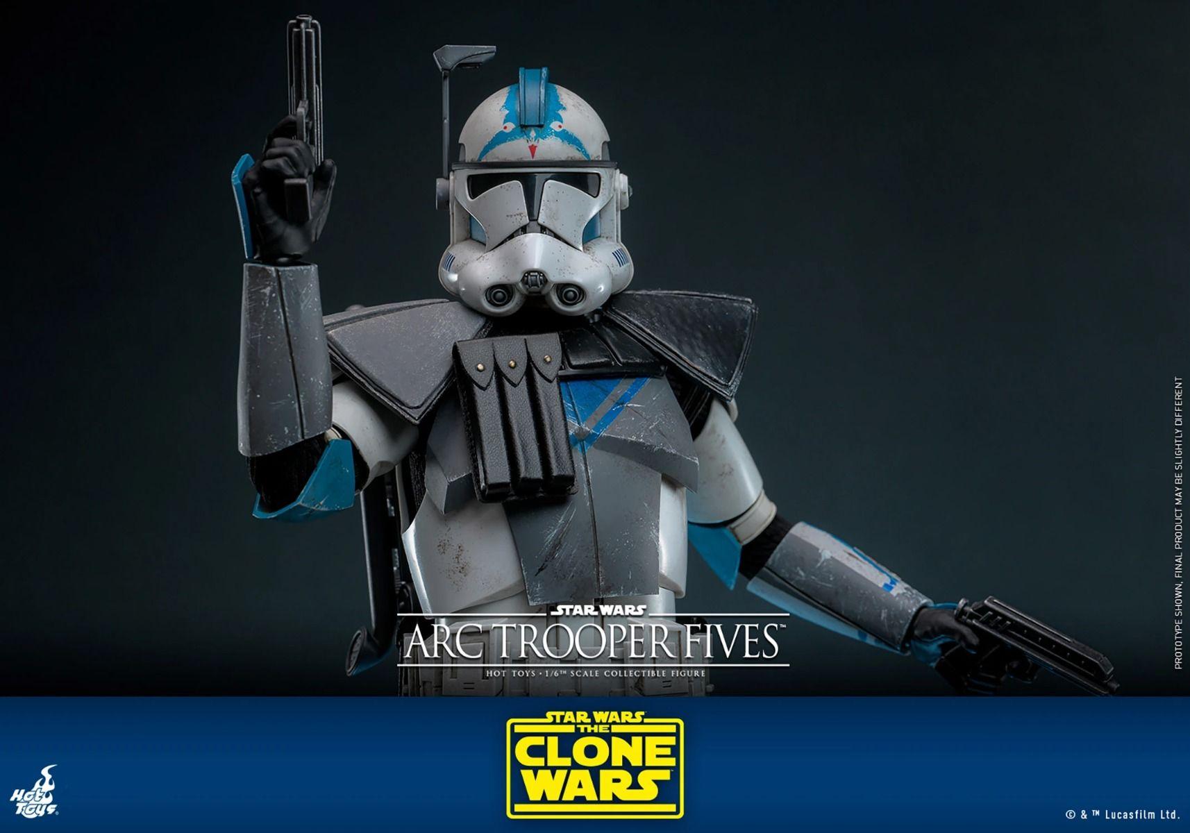 HOTTMS132 Star Wars: The Clone Wars - Arc Trooper Fives 1:6 Scale Collectable Action Figure - Hot Toys - Titan Pop Culture