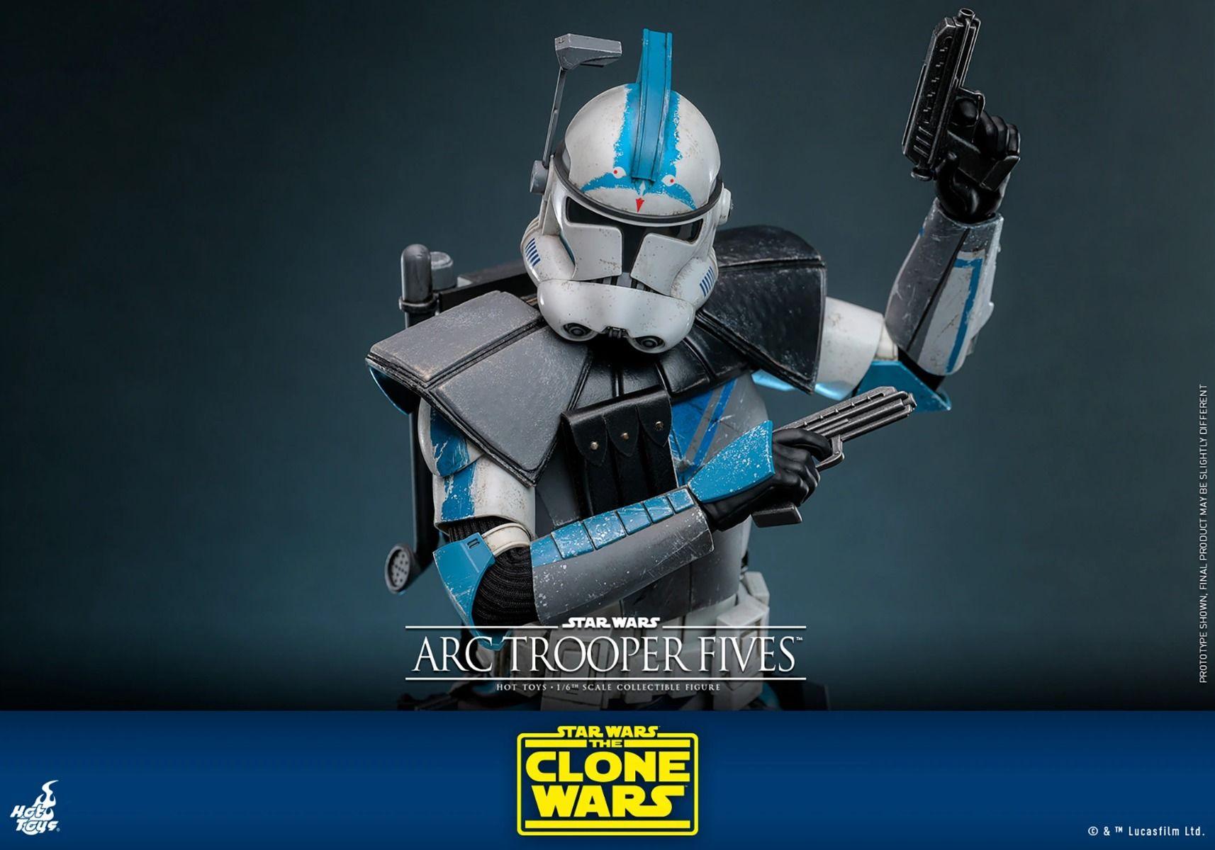 HOTTMS132 Star Wars: The Clone Wars - Arc Trooper Fives 1:6 Scale Collectable Action Figure - Hot Toys - Titan Pop Culture