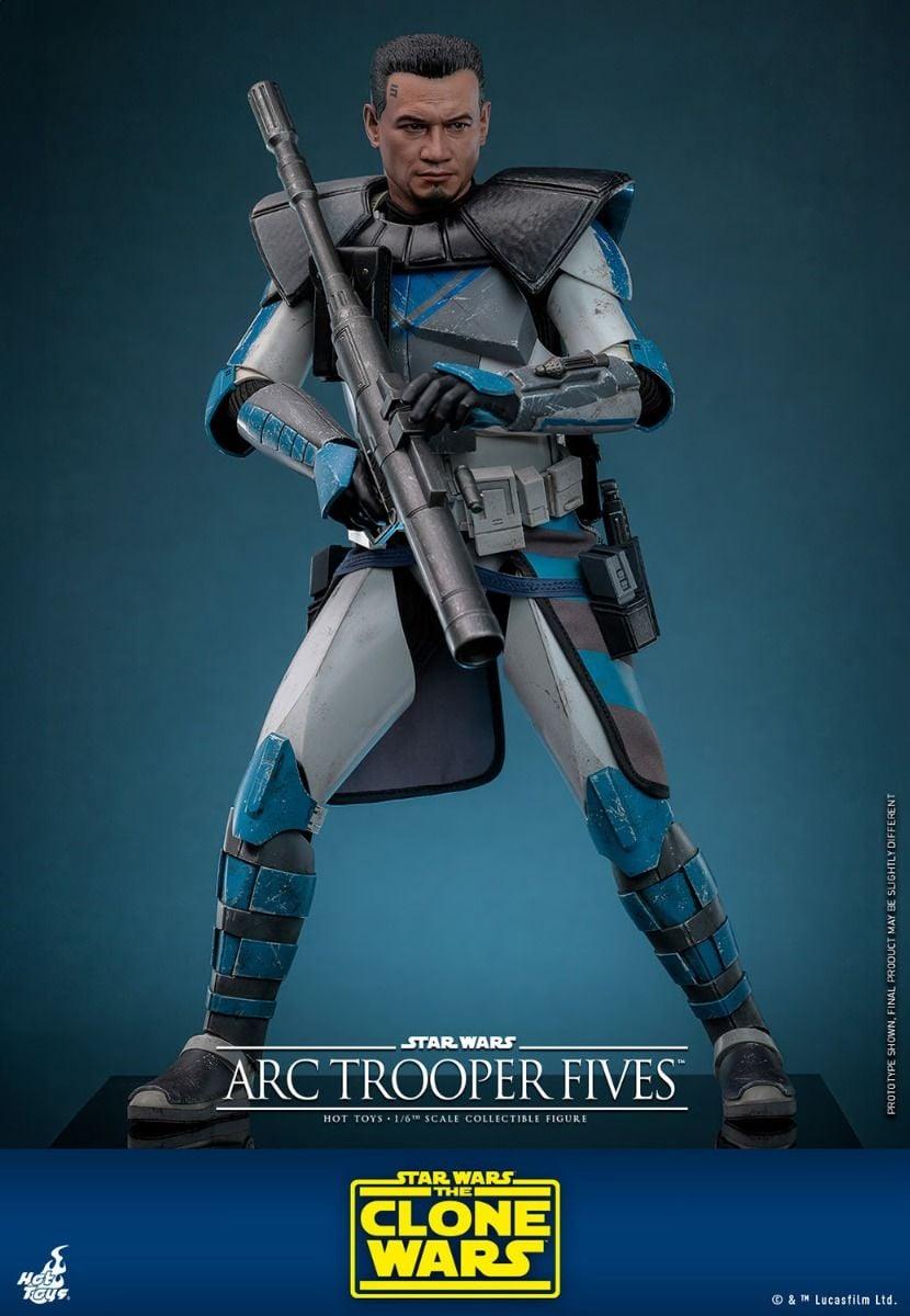 HOTTMS132 Star Wars: The Clone Wars - Arc Trooper Fives 1:6 Scale Collectable Action Figure - Hot Toys - Titan Pop Culture