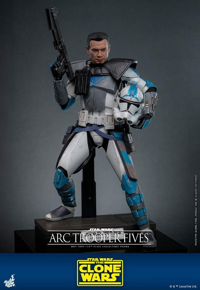 HOTTMS132 Star Wars: The Clone Wars - Arc Trooper Fives 1:6 Scale Collectable Action Figure - Hot Toys - Titan Pop Culture