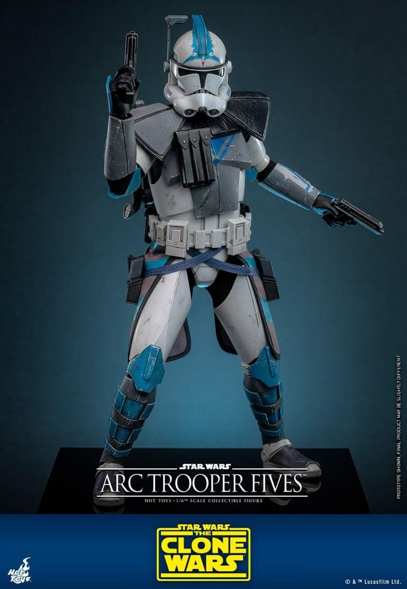 HOTTMS132 Star Wars: The Clone Wars - Arc Trooper Fives 1:6 Scale Collectable Action Figure - Hot Toys - Titan Pop Culture