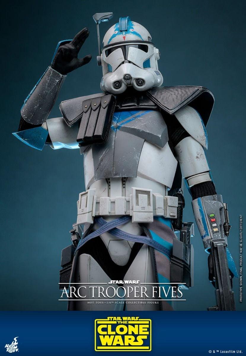 HOTTMS132 Star Wars: The Clone Wars - Arc Trooper Fives 1:6 Scale Collectable Action Figure - Hot Toys - Titan Pop Culture