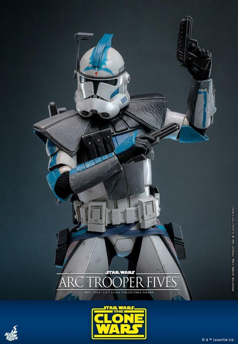 HOTTMS132 Star Wars: The Clone Wars - Arc Trooper Fives 1:6 Scale Collectable Action Figure - Hot Toys - Titan Pop Culture