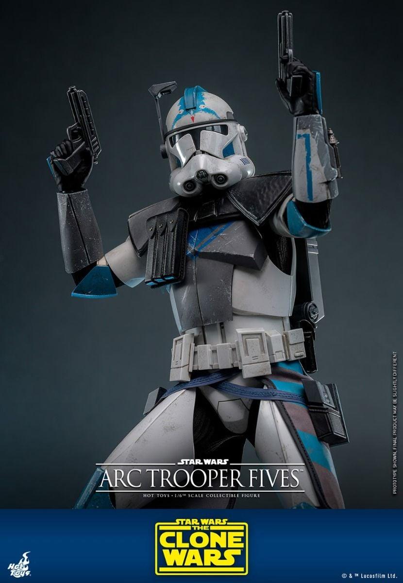 HOTTMS132 Star Wars: The Clone Wars - Arc Trooper Fives 1:6 Scale Collectable Action Figure - Hot Toys - Titan Pop Culture