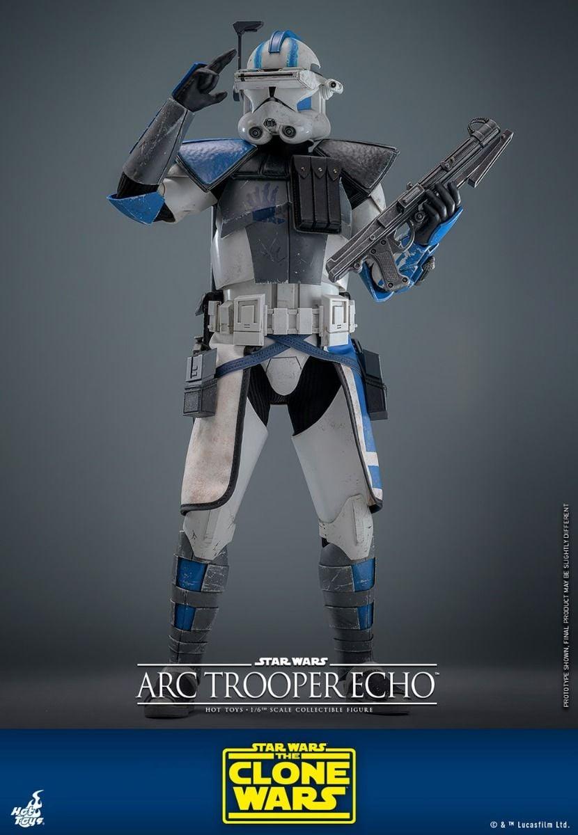 HOTTMS133 Star Wars: The Clone Wars - Arc Trooper Echo 1:6 Scale Collectible Action Figure - Hot Toys - Titan Pop Culture