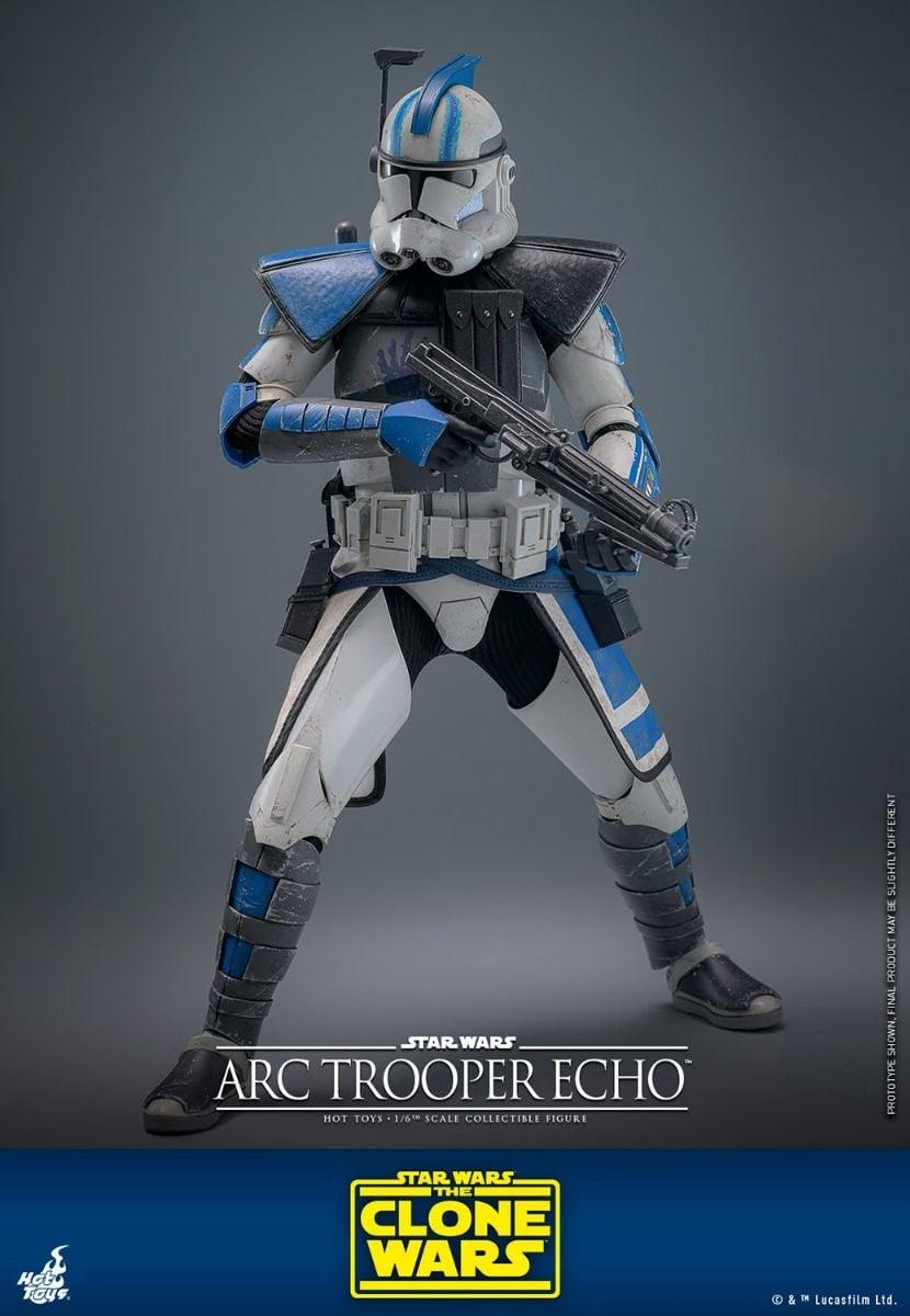 HOTTMS133 Star Wars: The Clone Wars - Arc Trooper Echo 1:6 Scale Collectible Action Figure - Hot Toys - Titan Pop Culture