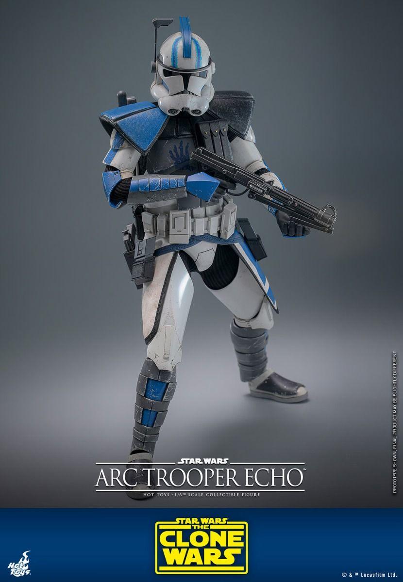 HOTTMS133 Star Wars: The Clone Wars - Arc Trooper Echo 1:6 Scale Collectible Action Figure - Hot Toys - Titan Pop Culture