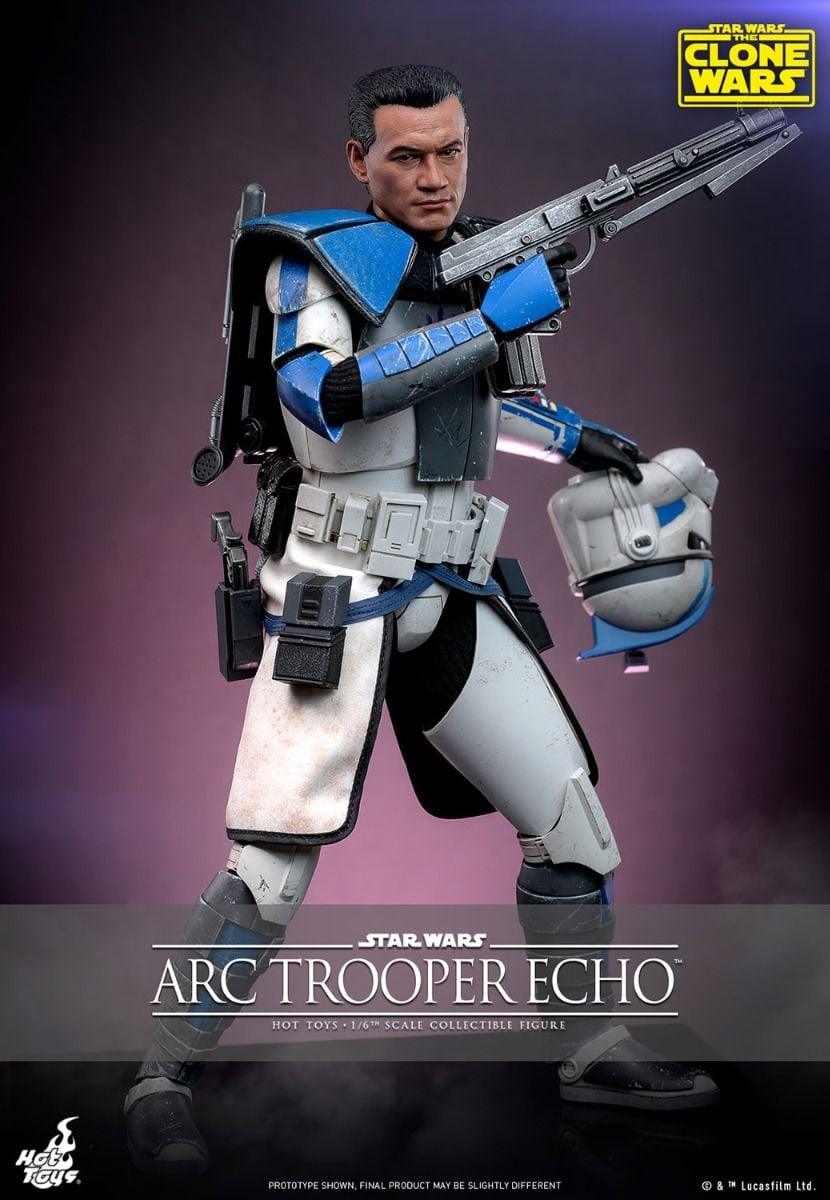 HOTTMS133 Star Wars: The Clone Wars - Arc Trooper Echo 1:6 Scale Collectible Action Figure - Hot Toys - Titan Pop Culture