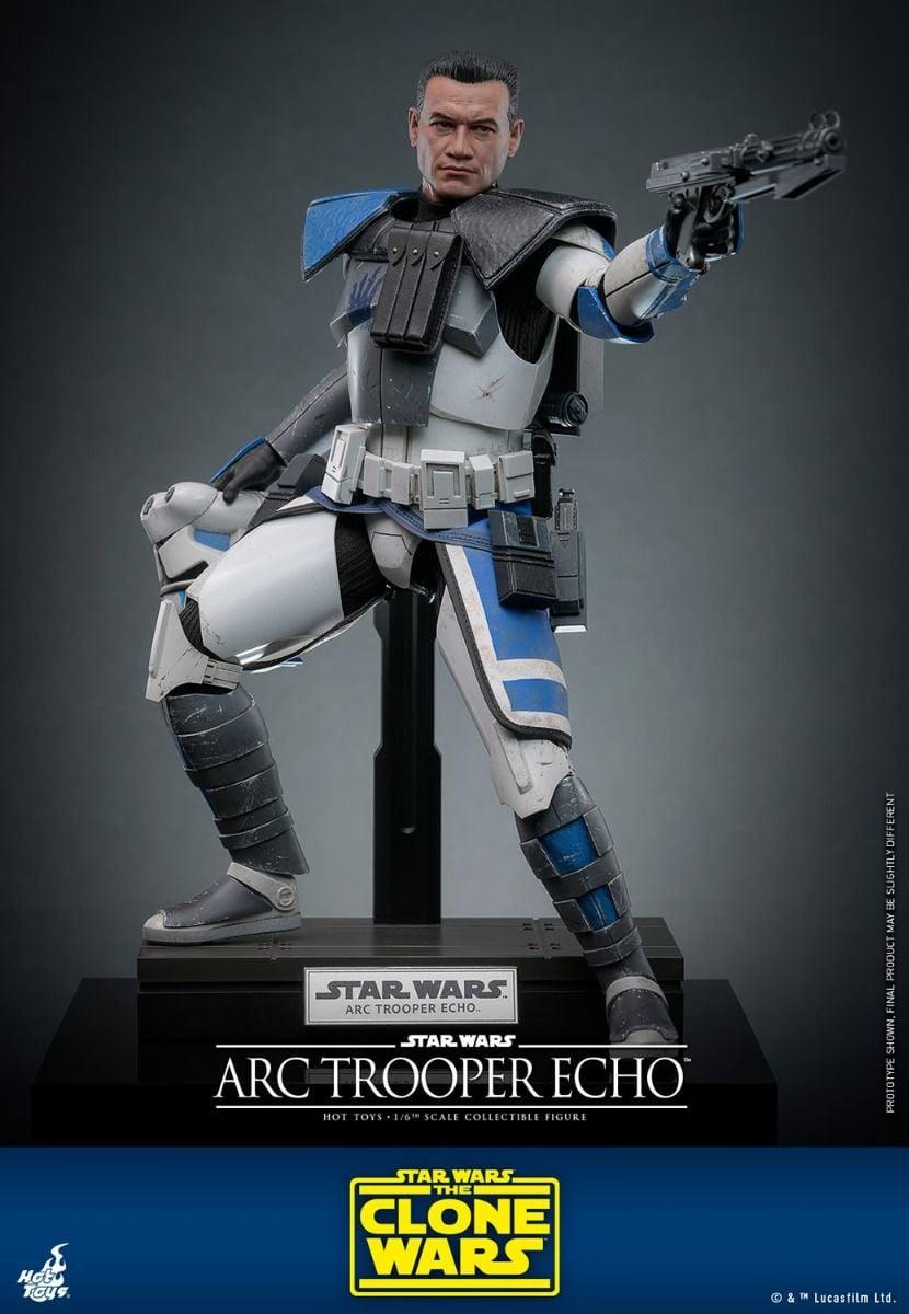 HOTTMS133 Star Wars: The Clone Wars - Arc Trooper Echo 1:6 Scale Collectible Action Figure - Hot Toys - Titan Pop Culture