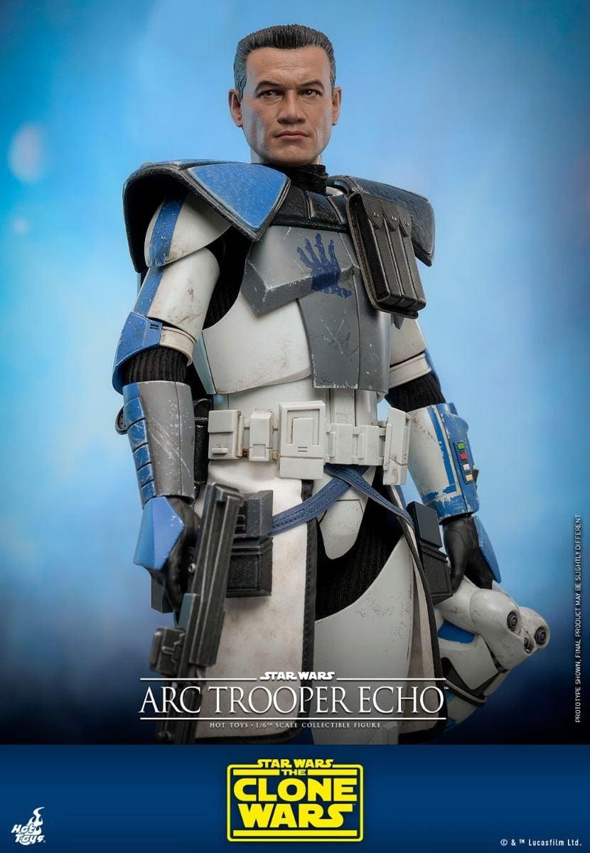 HOTTMS133 Star Wars: The Clone Wars - Arc Trooper Echo 1:6 Scale Collectible Action Figure - Hot Toys - Titan Pop Culture