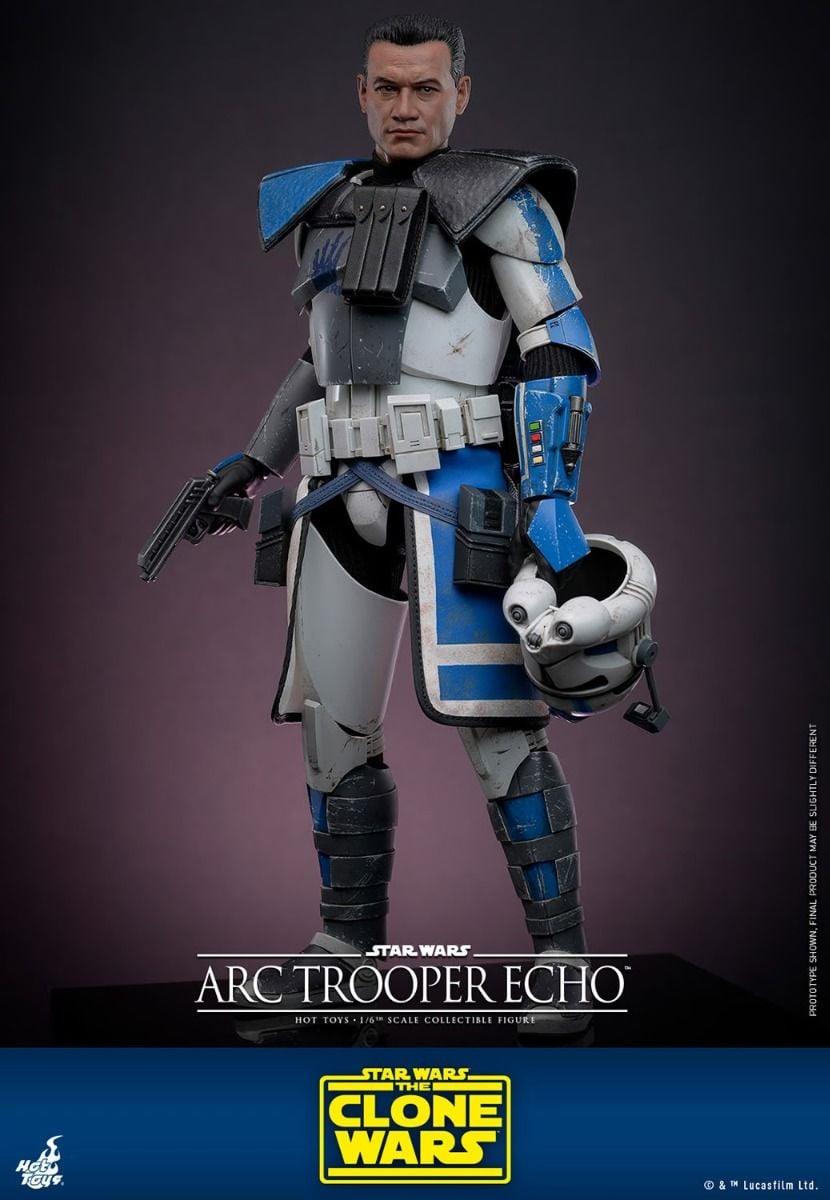 HOTTMS133 Star Wars: The Clone Wars - Arc Trooper Echo 1:6 Scale Collectible Action Figure - Hot Toys - Titan Pop Culture